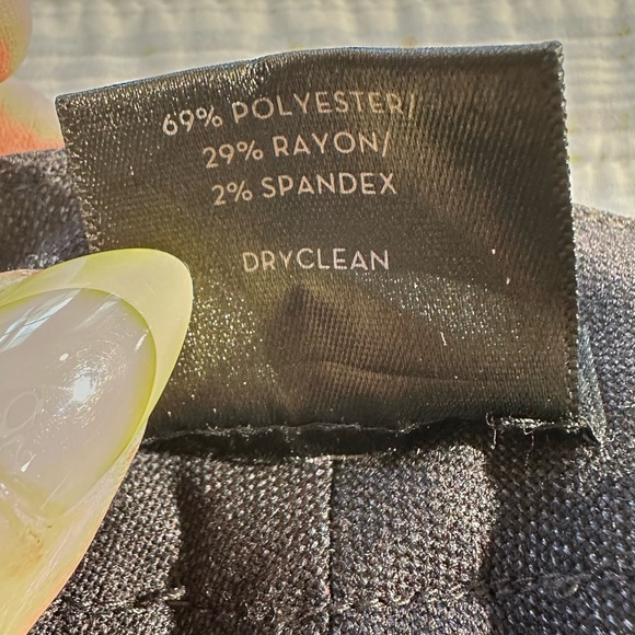 Ann Taylor Petite Signature Style Women Pants, Navy/Grayish Color Size 2P - Picture 5 of 13